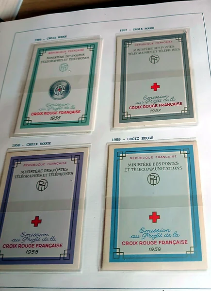 Cruz Roja francesa, colección de carnets 1951–1996 — Francia, 1951–1996