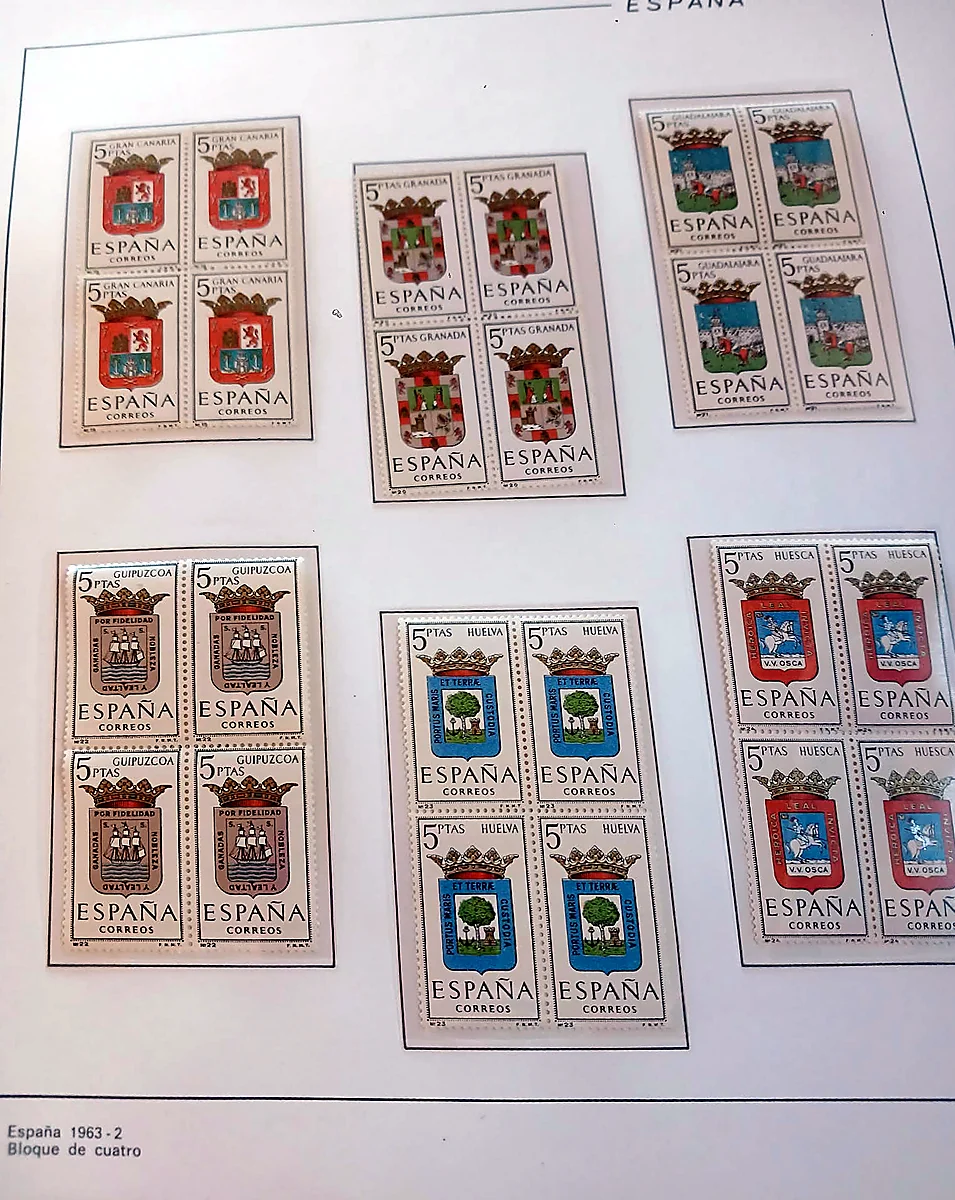 España en bloques de cuatro, 1963–1999 — España, 1963–1999