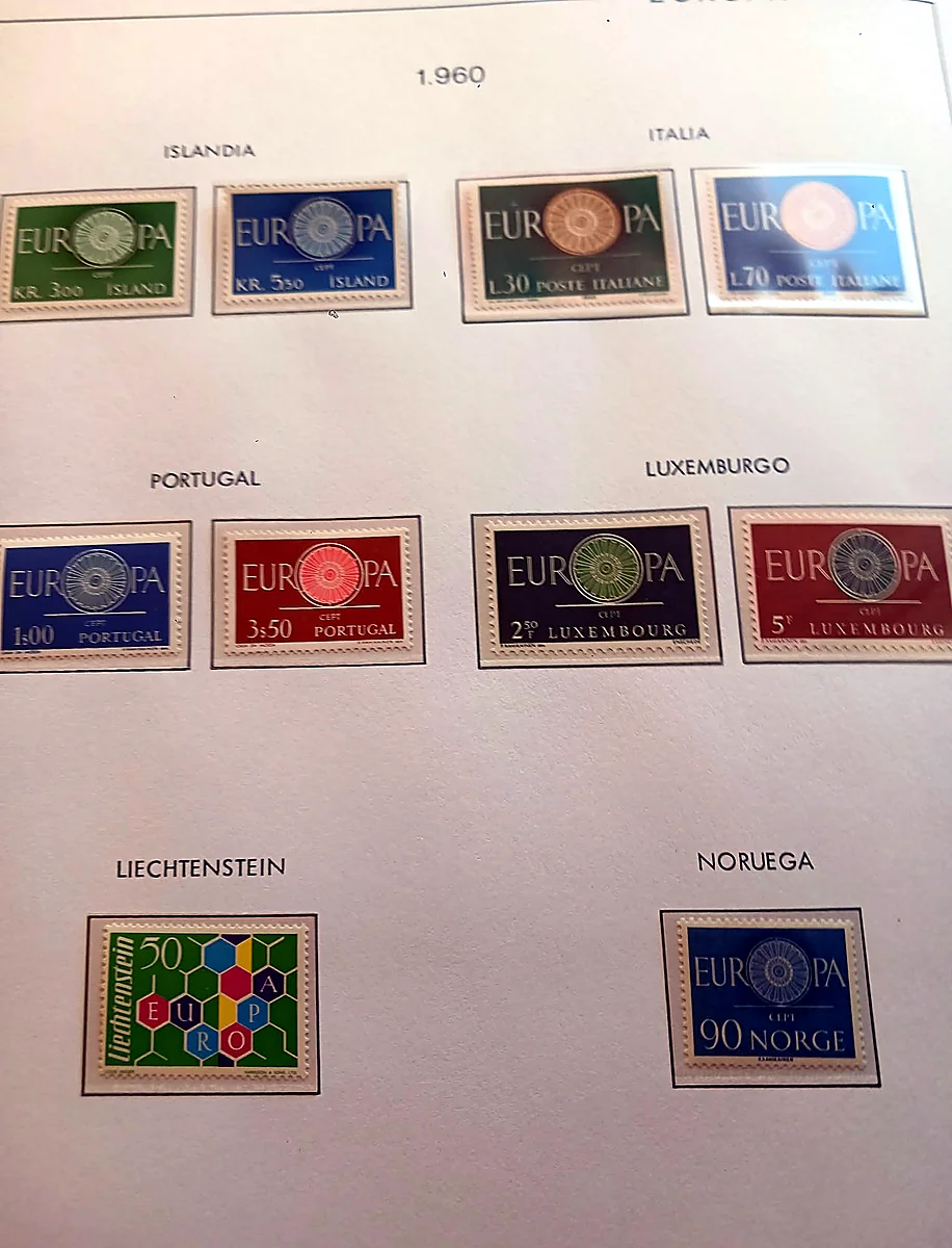 Europa CEPT 1956–1990, colección completa, detalle 3