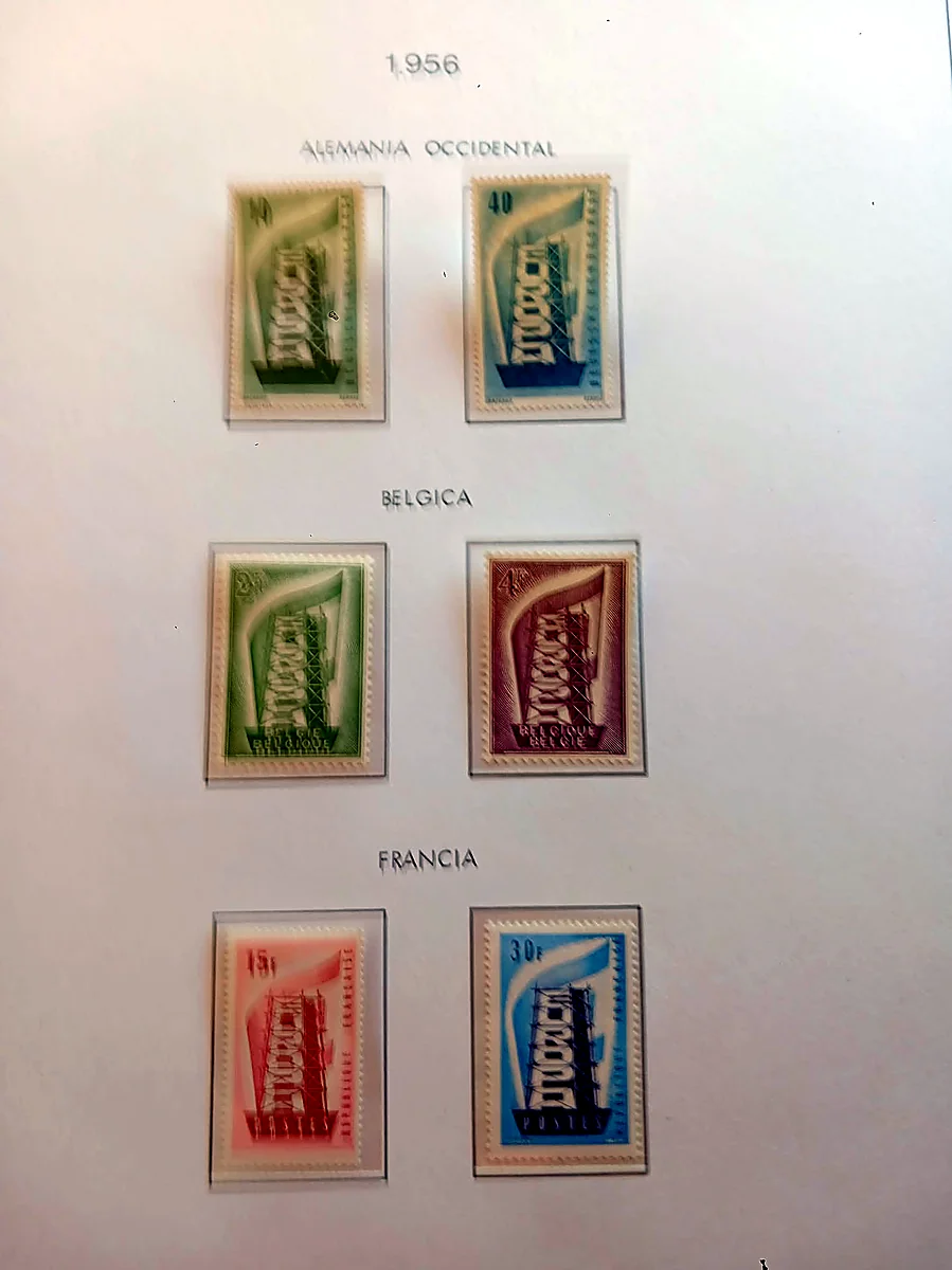 Europa CEPT 1956–1990, colección completa, detalle 4