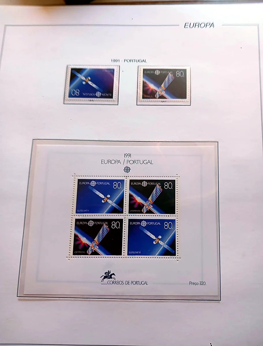 Europa CEPT 1991, año completo, detalle 3