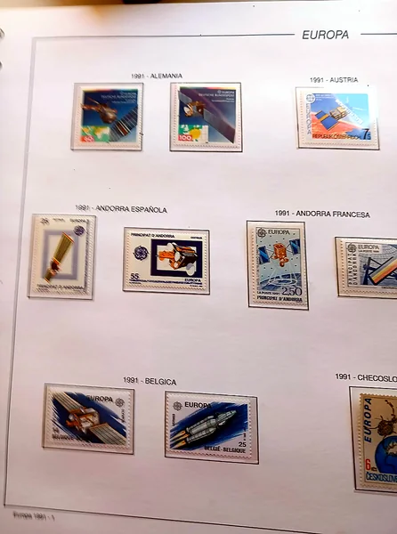 Europa CEPT 1991, año completo — Emisión conjunta europea, 1991
