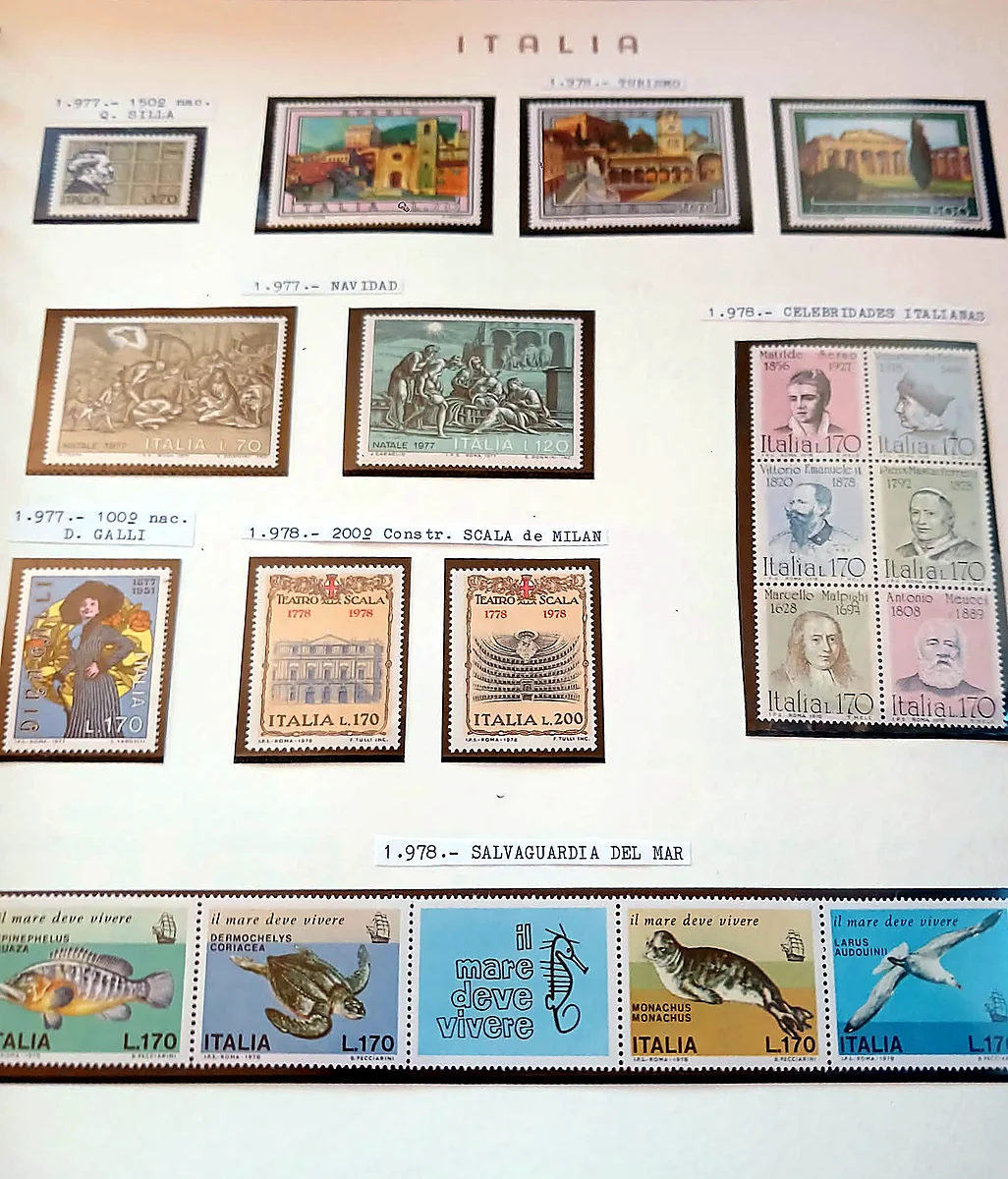 Italia 1949–1995, detalle 2