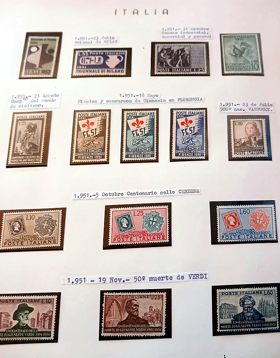 Italia 1949–1995, detalle 3