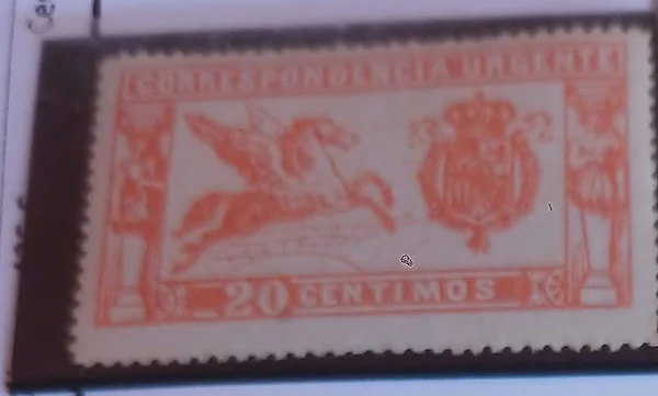 Edifil 256 · Urgente, 20 céntimos — España, Por confirmar