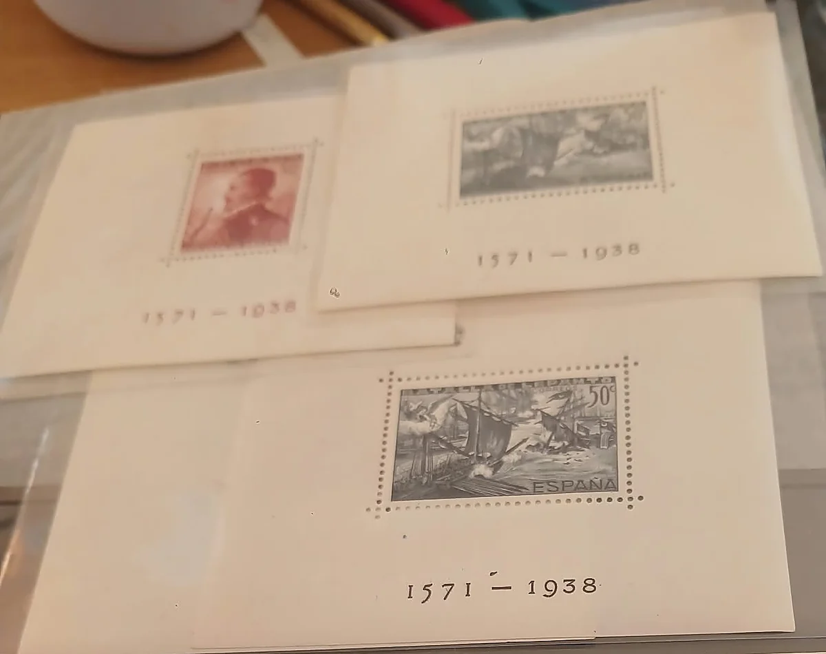 Hojitas de Lepanto, 1938 (Edifil 862/63) — España, 1938