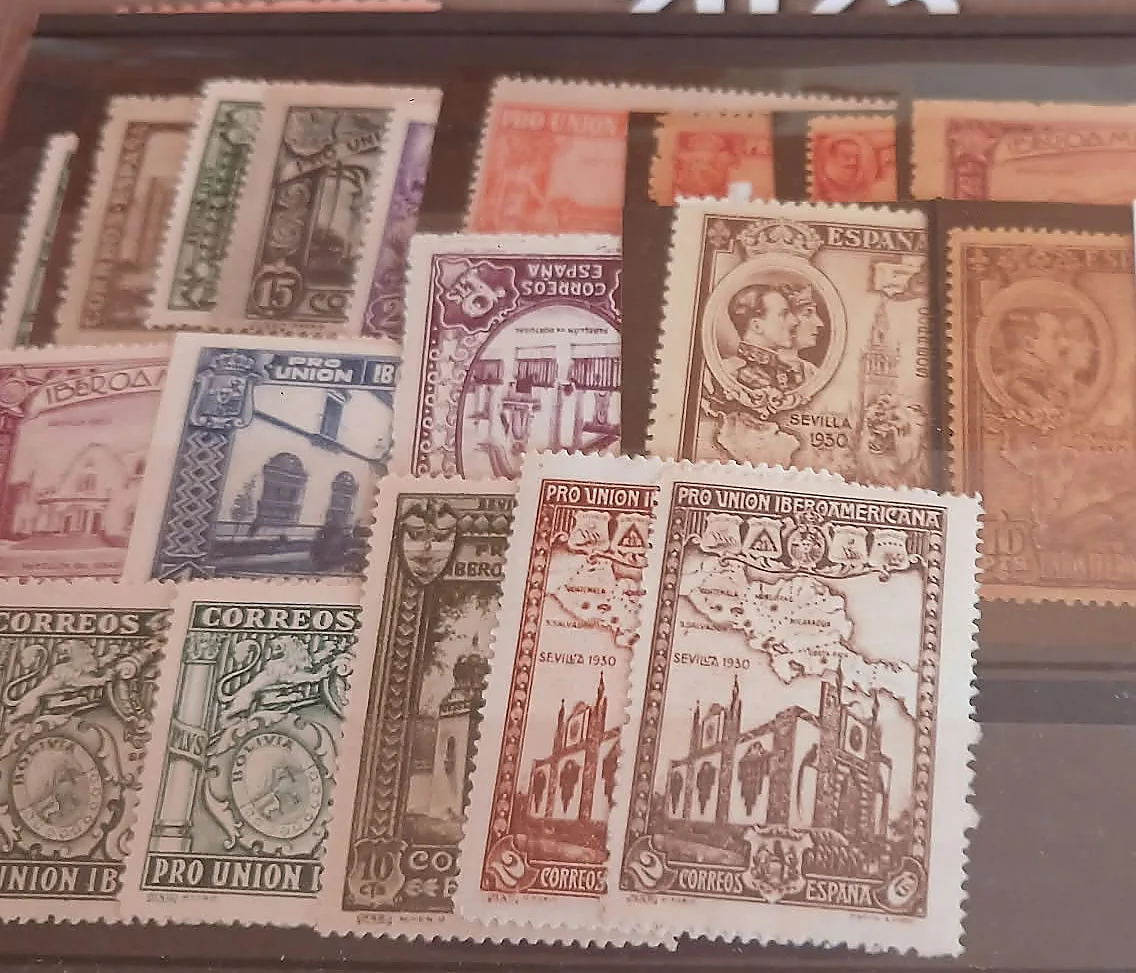 Pro Unión Iberoamericana, Sevilla 1930 (Edifil 566/82) — España, 1930